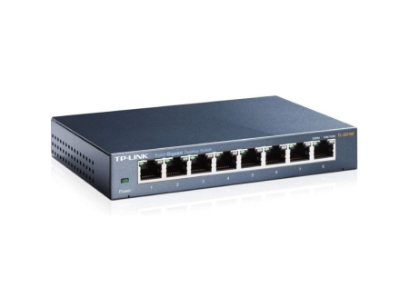 Switch TP-Link TL-SG108 V3.0 8 Puertos/ RJ-45 10/100/1000