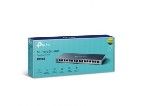 Switch TP-Link TL-SG116 16 Puertos/ RJ-45 10/100/1000