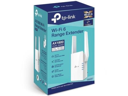 Repetidor Inalámbrico TP-Link RE605X/ WiFi 6/ 1800Mbps/ 2 Antenas