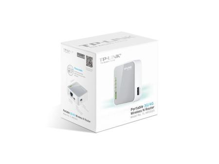 Router Inalámbrico 3G TP-Link TL-MR3020 150Mbps/ 2.4GHz/ 1 Antena/ WiFi 802.11n/g/b