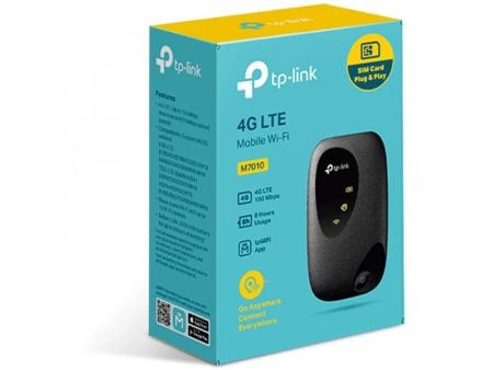 Router Inalámbrico 4G TP-Link M7010 300Mbps/ 2.4GHz/ 1 Antena/ WiFi 802.11b/g/n