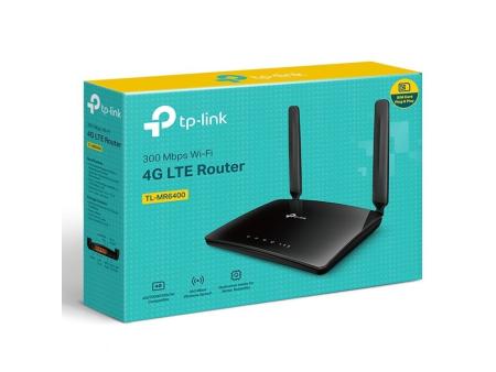 Router Inalámbrico 4G TP-Link TL-MR6400 300Mbps/ 2.4GHz/ 2 Antenas/ WiFi 802.11b/g/n