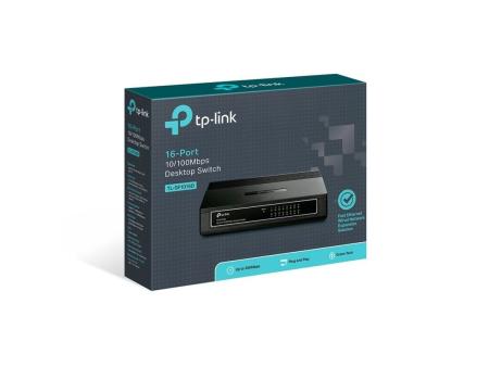 Switch TP-Link 16P 16 Puertos/ RJ-45 10/100