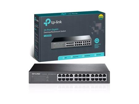 Switch TP-Link 24P GIGA 24 Puertos/ RJ-45 10/100/1000