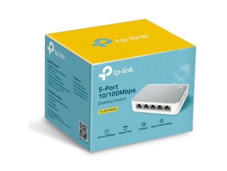 Switch TP-Link 5P 5 Puertos/ RJ-45 10/100