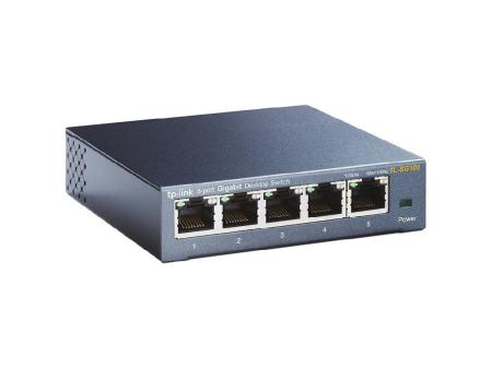 Switch TP-Link TL-SG105 5 Puertos/ RJ-45 10/100/1000