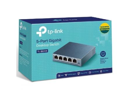 Switch TP-Link TL-SG105 5 Puertos/ RJ-45 10/100/1000