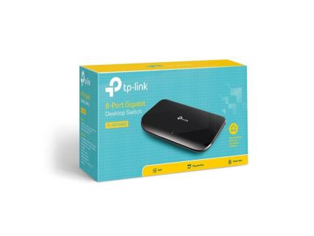 Switch TP-Link 8P GIGA 8 Puertos/ RJ-45 10/100/1000