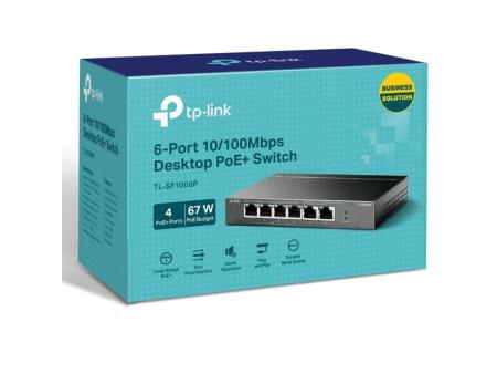 Switch TP-Link TL-SF1006P 6 Puertos/ RJ-45 10/100 PoE