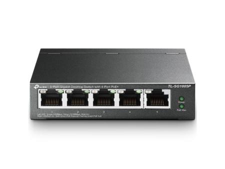 Switch TP-Link TL-SG1005P 5 Puertos/ RJ-45 10/100/1000 PoE