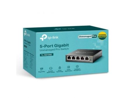 Switch TP-Link Easy Smart TL-SG105E 5 Puertos/ RJ-45 10/100/1000