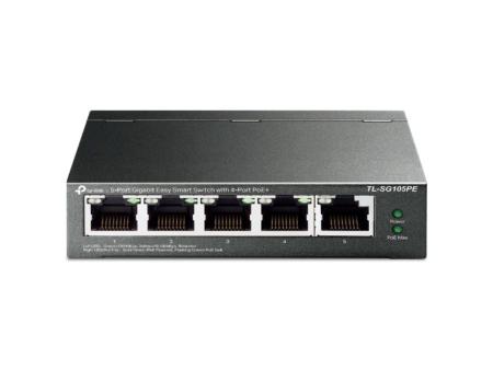 Switch TP-Link TL-SG105PE 5 Puertos/ RJ-45 10/100/1000 PoE