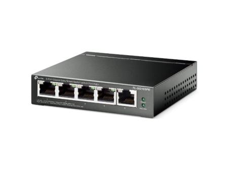 Switch TP-Link TL-SG105PE 5 Puertos/ RJ-45 10/100/1000 PoE