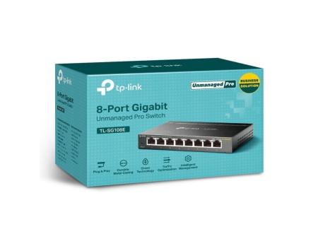 Switch TP-Link Easy Smart TL-SG108E 8 Puertos/ RJ-45 10/100/1000