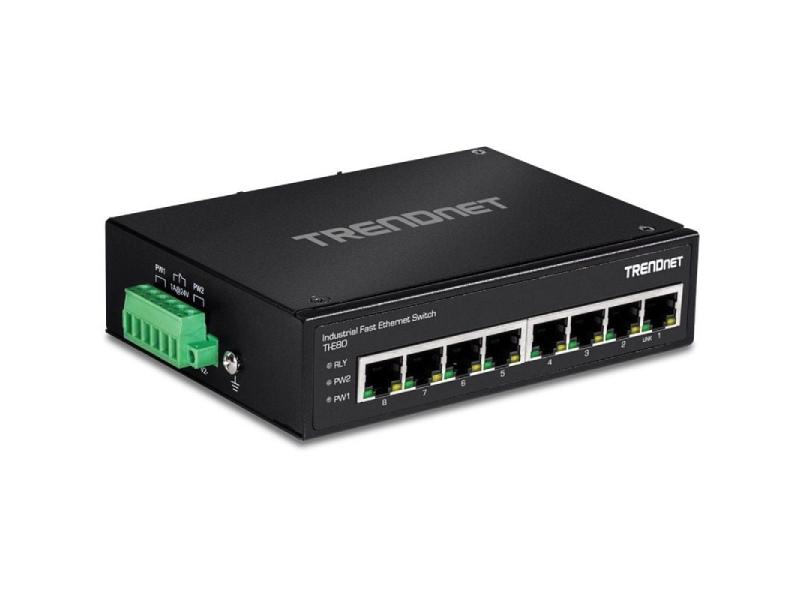 Switch TRENDnet TI-E80 8 Puertos/ RJ-45 Gigabit 10/100