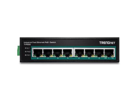 Switch TRENDnet TI-PE80 8 Puertos/ RJ-45 Gigabit 10/100 PoE