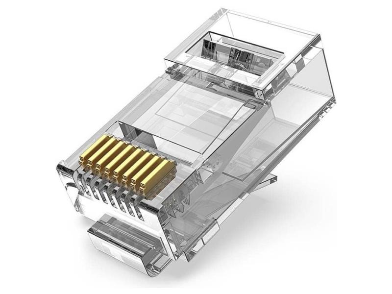 Conector RJ45 IDGR0-10/ Cat.6A UTP/ 10 uds