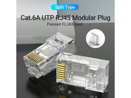 Conector RJ45 IDGR0-10/ Cat.6A UTP/ 10 uds