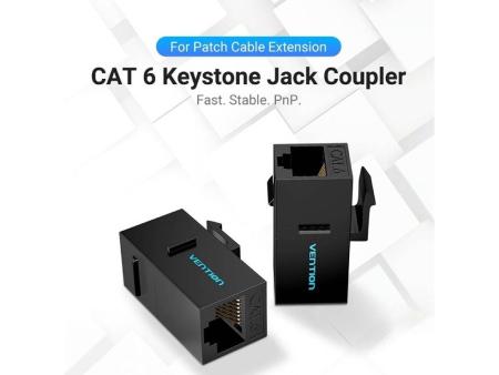 Conector RJ45 Vention IPGB0 Cat6 UTP/ Negro