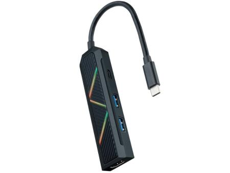 Docking USB Tipo-C Nanocable 10.16.0401/ 2xUSB/ 1xUSB Tipo-C PD/ 1xHDMI