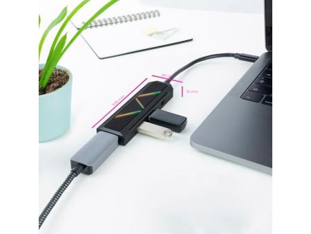 Docking USB Tipo-C Nanocable 10.16.0401/ 2xUSB/ 1xUSB Tipo-C PD/ 1xHDMI