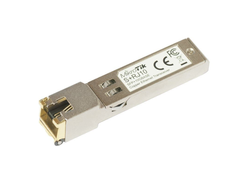 Modulo SFP+ Transceptor RJ45 Mikrotik S+RJ10