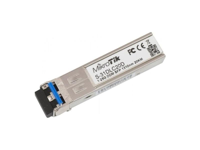 Modulo SFP Transceptor de Fibra Óptica Mikrotik S-31DLC20D