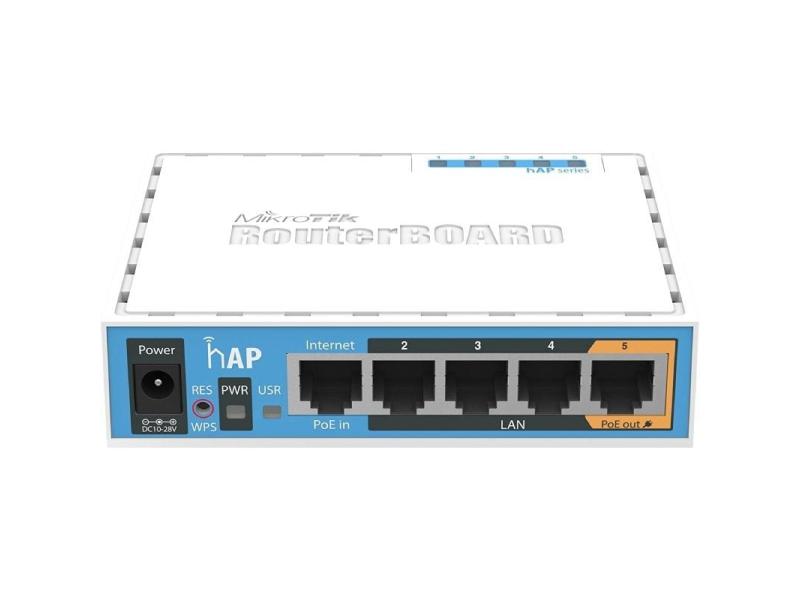 Switch Mikrotik RB951Ui-2nD 5 Puertos/ RJ45 10/100/ PoE