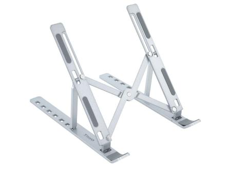 Soporte TooQ TQLRS0035-AL para Portátil/ Tablet hasta 15'/ Plata