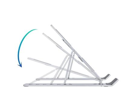 Soporte TooQ TQLRS0035-AL para Portátil/ Tablet hasta 15'/ Plata