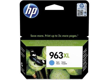 Cartucho de Tinta Original HP nº963 XL Alta Capacidad/ Cian