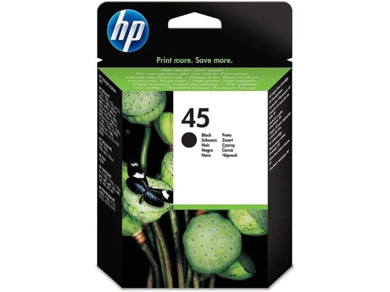 Cartucho de Tinta Original HP nº45/ Negro