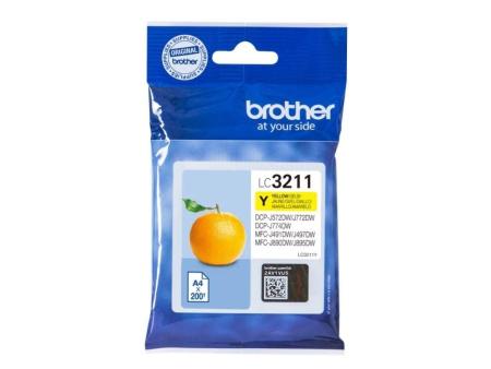 Cartucho de Tinta Original Brother LC-3211Y/ Amarillo