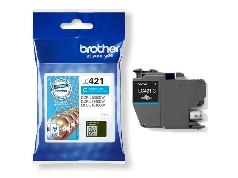 Cartucho de Tinta Original Brother LC421/ Cian