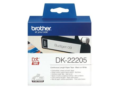 Rollo de Papel Continuo Original Brother DK-22205