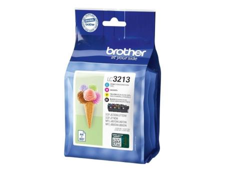 Cartucho de Tinta Original Brother LC-3213VAL Multipack/ Cian/ Magenta/ Amarillo/ Negro