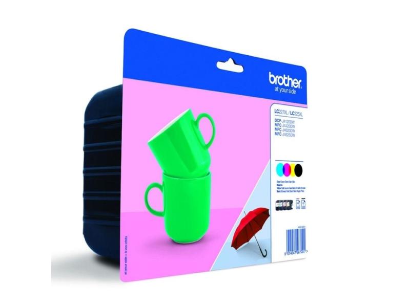 Cartucho de Tinta Original Brother LC-227XL Alta Capacidad Multipack/ Cian/ Magenta/ Amarillo/ Negro