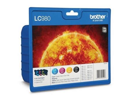 Cartucho de Tinta Original Brother LC-980 Multipack/ Cian/ Magenta/ Amarillo/ Negro