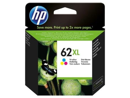 Cartucho de Tinta Original HP nº62 XL Alta Capacidad/ Tricolor