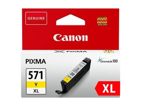 Cartucho de Tinta Original Canon CLI-571YXL Alta Capacidad/ Amarillo