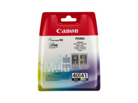 Cartucho de Tinta Original Canon PG-40 + CL-41 Multipack/ Negro/ Tricolor