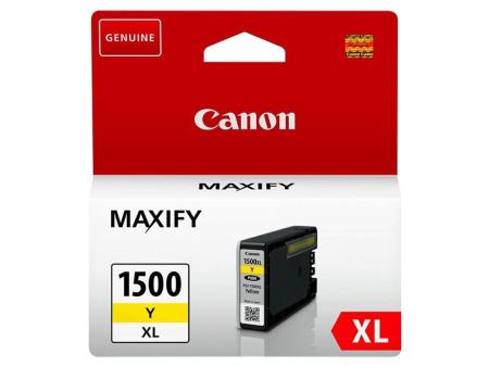 Cartucho de Tinta Original Canon PGI-1500XL Alta Capacidad/ Amarillo