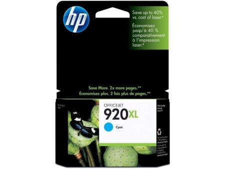 Cartucho de Tinta Original HP nº920 XL Alta Capacidad/ Cian