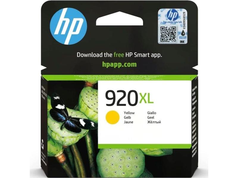 Cartucho de Tinta Original HP nº920 XL Alta Capacidad/ Amarillo