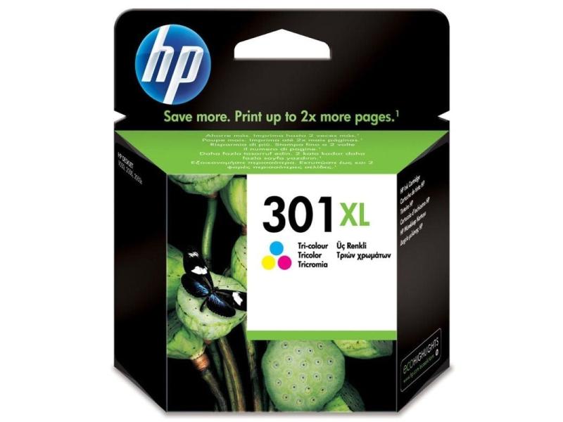 Cartucho de Tinta Original HP nº301 XL Alta Capacidad/ Tricolor