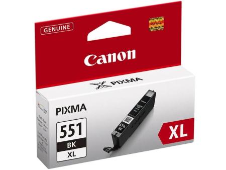 Cartucho de Tinta Original Canon CLI-551BK XL Alta Capacidad/ Negro