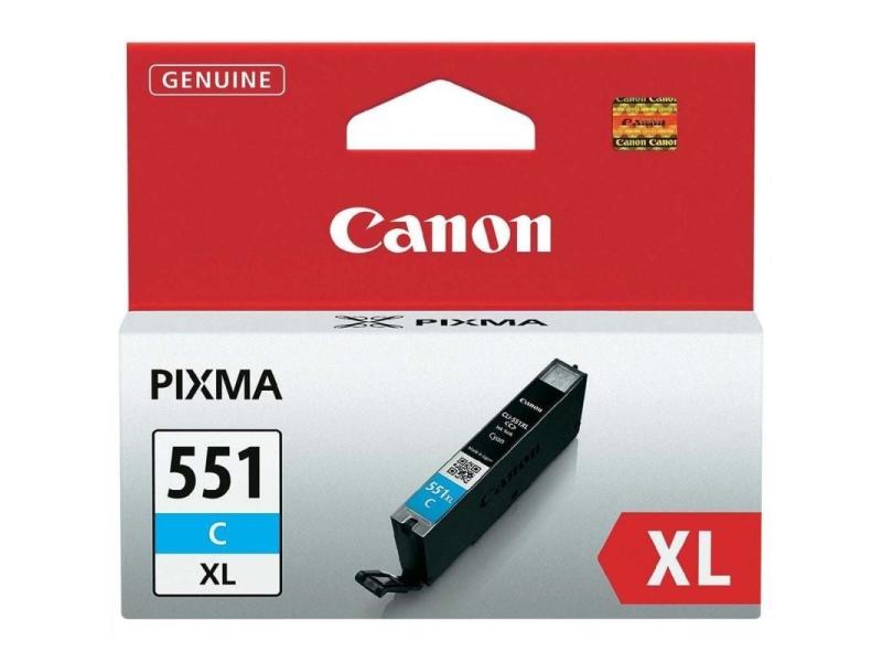 Cartucho de Tinta Original Canon CLI-551C XL Alta Capacidad/ Cian