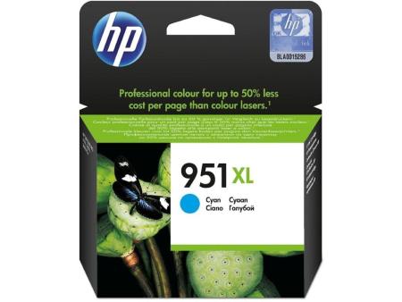 Cartucho de Tinta Original HP nº951 XL Alta Capacidad/ Cian