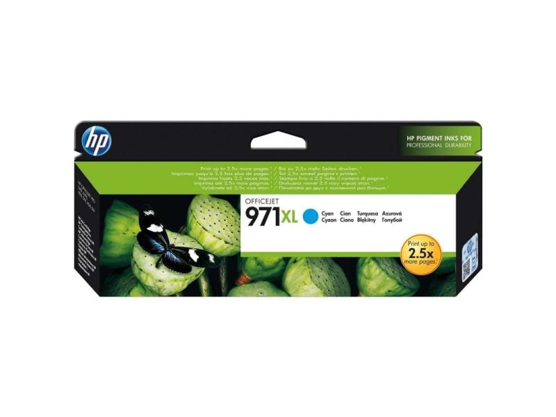 Cartucho de Tinta Original HP nº971 XL Alta Capacidad/ Cian