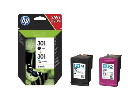 Cartucho de Tinta Original HP nº301 Multipack/ Negro/ Tricolor